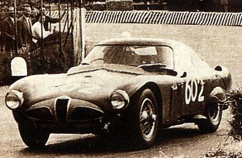 Juan Manuel Fangio i Giulio Sala - Alfa Romeo 6C 3000 CM berlinetta.